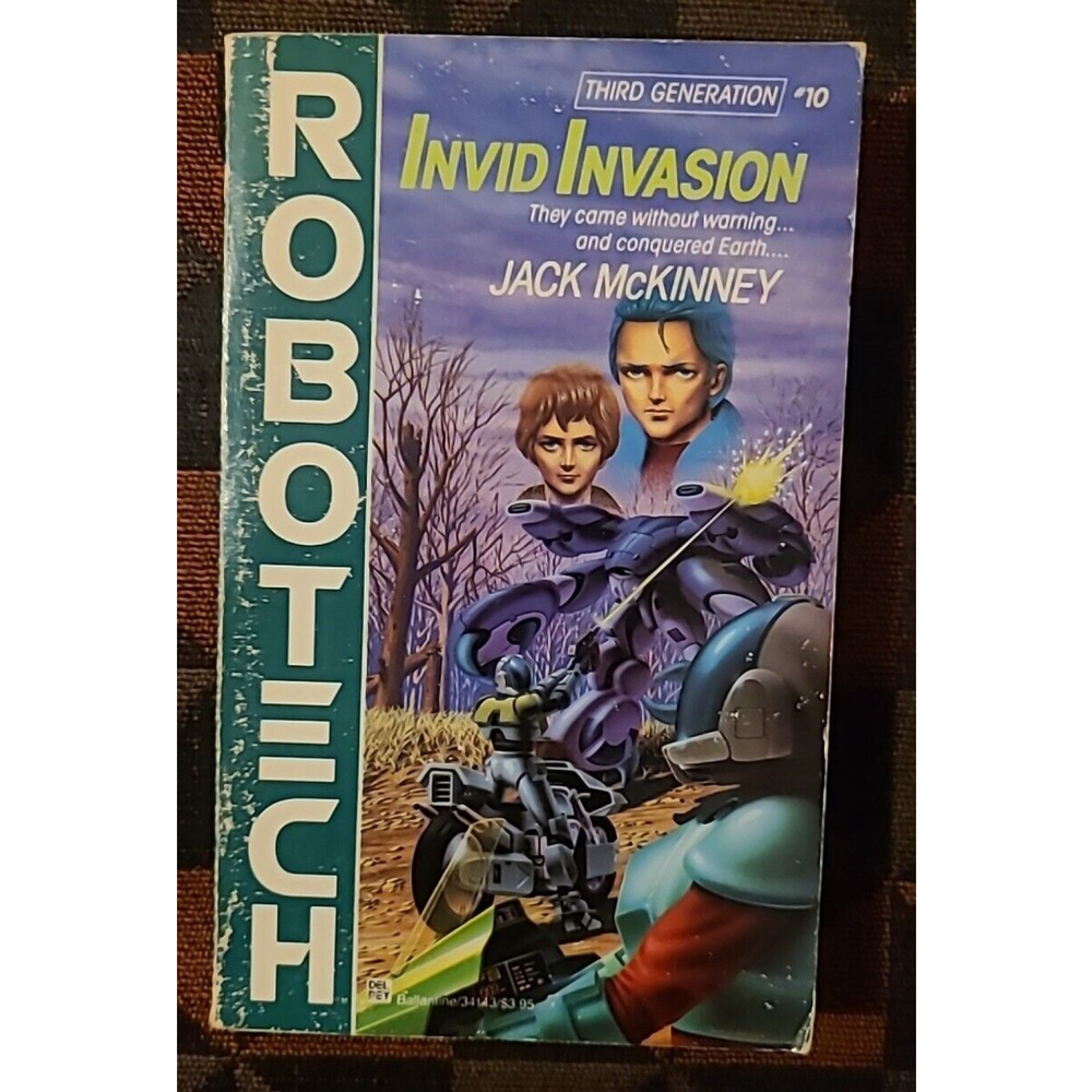 Invid Invasion ( Robotech ) # 10 By Jack McKinney Paperback Del Rey 1987